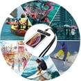 thumbnail image 4 of Waterproof Phone Pouch with Lanyard, [2 Pack] Cell Phone Underwater Dry Bag Case for iPhone 14 13 12 11 Pro Max XS XR 8 7, Samsung Galaxy S23 Ultra S22 S21+ S20 S10 A03S A14 A54 5G A32 A42 A52-Clear, 4 of 9