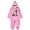 Pink-9, variant on PLHWHYQ Unisex Adult Halloween Hooded Onesie Pajamas, Pumpkin Hat Graphic Zip Up One Piece Jumpsuit, Loungewear Sleepwear Pink-9 S