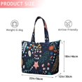 thumbnail image 4 of Pioneer Flower Floral Print Pattern Travel Tote Bags for Women Carry On,Large Weekender Bags for Women Travel,Multi Functional Duffle Bag for Work,Shopping,Sports, 4 of 5