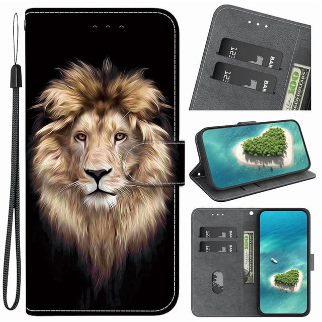 Wallet Flip Kickstand Card Holder Case for Samsung Galaxy F04 F54 F15 F23 F16 J4 J6 Plus J2 Core Protective Cover