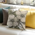 thumbnail image 3 of SHANXI Throw Pillow Covers Flower Print Soft Pillow Cases for Home Sofa Bed Chair Car Office Decorative 24x24in, 3 of 5