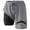 Grey, variant on FYEGRE Mens Compression Liner Board Shorts Men's Swim Trunks with Compression Liner and Inseam Board Shorts Bathing Suit Featuring Secure Pockets Dark Green S