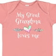 thumbnail image 4 of Inktastic My Great Grandma Loves Me Heart Great Grandchild Boys or Girls Baby Bodysuit, 4 of 5