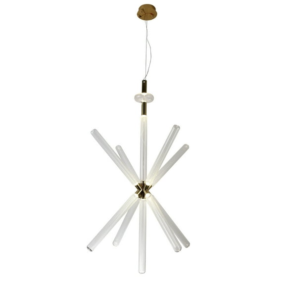 Design Living LED Chandelier, Gold