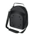 thumbnail image 2 of Bolsa de transporte para gorras de béisbol, estuche protector de 6 gorras, organizador de EVA multiusos, mochila, estuche rígido portátil con asa para Negro Macarena Estuche de viaje para sombreros, 2 of 8