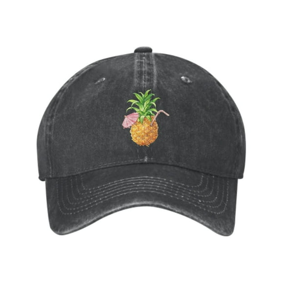 Pineapple Baseball Caps for Men Women Adjustable Casual Trucker Hats for Fishing Outdoor Activities Fashion Hats