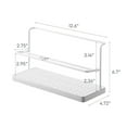thumbnail image 7 of Yamazaki Home Countertop Bottle Drying Rack, White, Steel, Supports 4.4 pounds, No Assembly, 7 of 7