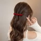 thumbnail image 2 of Xihbxyly Horquilla para Flequillo, Elegante Pinza con Diamantes de Imitación, Elegante Accesorio para El Cabello con Flocado, Fácil de Usar para Un Peinado Rápido, Perfecta para Fiestas, Bodas y Trab, 2 of 5