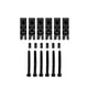 thumbnail image 3 of Sistema de bloqueo de sillines Toystoory 6 uds tornillos de cuerda puentes de trémolo bloqueados para guitarras, 3 of 6
