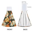 thumbnail image 3 of Yayeee Kitchen Hanging Hand Towels Set of 2 with Loop Bathroom Absorbent Tie Towel, Bright Floral, 3 of 7