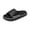 Black, variant on Men's Summer One Band Slides Anti Slip Thick Sole Molded Slippers Simple Casual Design Comfort Indoor Outdoor Daily Easy Wear Sandals