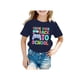thumbnail image 1 of Fshinging Tees For Girls 2025 Summer T Shirts Tops ' Back To School Short Sleeve Round Neck Bright & Comfortable Boys & Kids T-shirts Clothes Tee ToP, 1 of 6