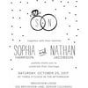 Joyful Rings Standard Wedding Invitation