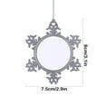 thumbnail image 3 of Nmdmisc Personalized Christmas Ornaments,Snowflake Hanging Christmas Ornaments for Xmas Tree Decor,Holiday Parties,Xmas Ornaments for Family,Friends,Couples, 3 of 6