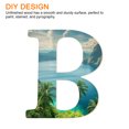 thumbnail image 4 of 17 Inch Wooden Letter,Large Blank Unfinished Wooden Alphabet Letters for Crafts, DIY Projects, Birthday, Party(Letter B), 4 of 7