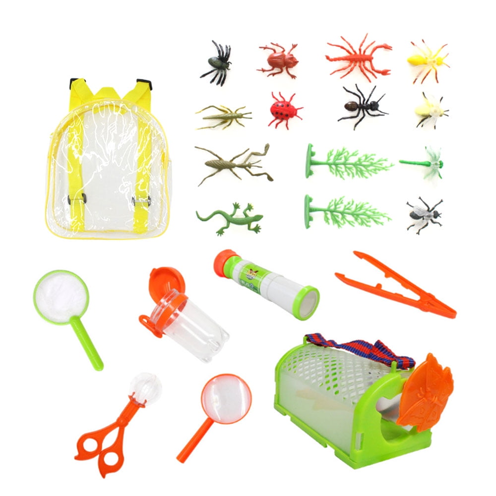 Complete Bug Hunting Set Inc Bug Viewer,Bug Tongs,Pooter & Study Cards 