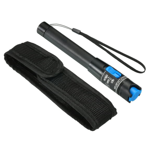 Uxcell Portable Fiber Optic Cable Tester, 5MW Visual Fault Locator Optical Power Meter Red Light Cable Test Equipment