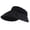 Black, variant on Unisex Foldable Wide Brims Empty Top Hat Hot Day Outdoor Hat Adjust Head Size Sun Hat for Friend Families Camping