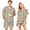 Beige, variant on Couples Pajama Sets Matching Halloween 2 Piece Short Sleeve Button Down Pjs Soft Lightweight Sleepwear Loungewear for Her Him with Allover Graphic Print Beige L