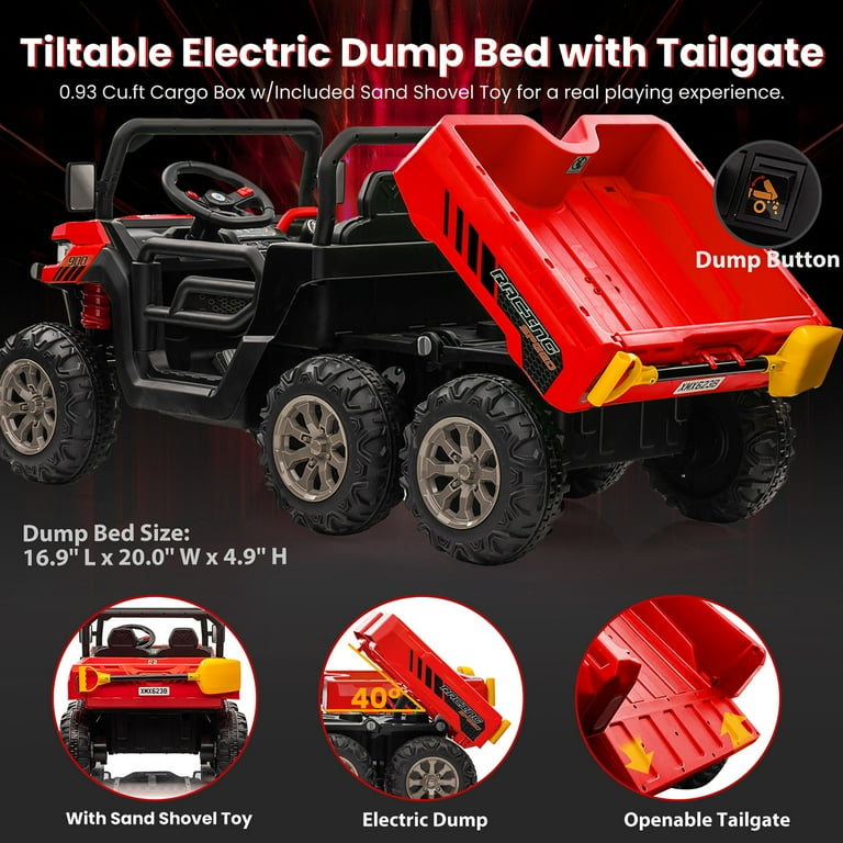 Power wheels dump best sale truck