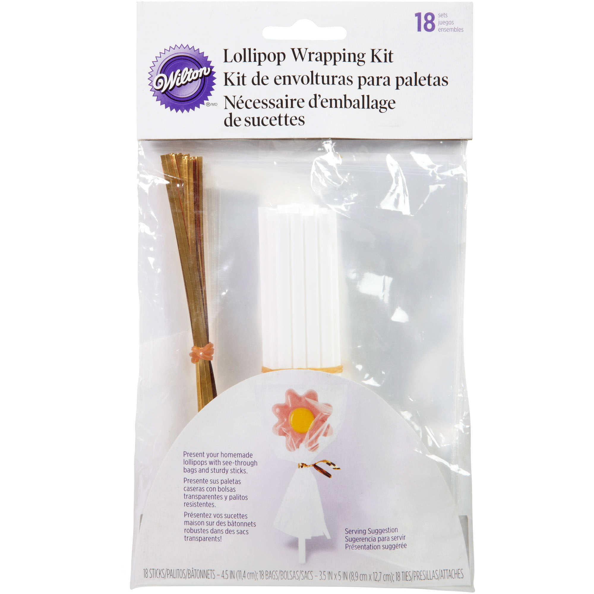 Lollipop Wrapping Kit Makes 18   070896191939 