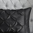 thumbnail image 4 of GDF Studio 7-Piece Tufted Comforter Set, Elegant Bedding with Decorative Pillows, Queen Size, Black, 4 of 13