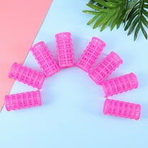 ROSENICE 8 Pcs Double Curly Hair Drum Self Holding Rollers Women Hair Rollers Hair Rollers for Women Curlers Hair Curler Rosy