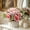 Pink, variant on NWOKYZGH Small Fake Flowers in Plastic Vase, Silk Flower Arrangements for Home Decor, Indoor Artificial Flower Bouquet Centerpieces for Dining Kitchen Wedding Coffee Table Decor
