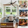 thumbnail image 4 of 52 Inch Outdoor Ceiling Fan with Light and Remote, Reversible Waterproof  Fan for Gazebo Pergola Porch Deck Balcony, Wet Rated Plug-in Hanging Ceiling Fan for Outside$$Tools & Hardware Other, 4 of 9