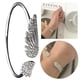 thumbnail image 5 of Pulsera Abierta Ganfancp con Incrustaciones de Diamantes Angel W-Ings Liquidación 1X, 5 of 7