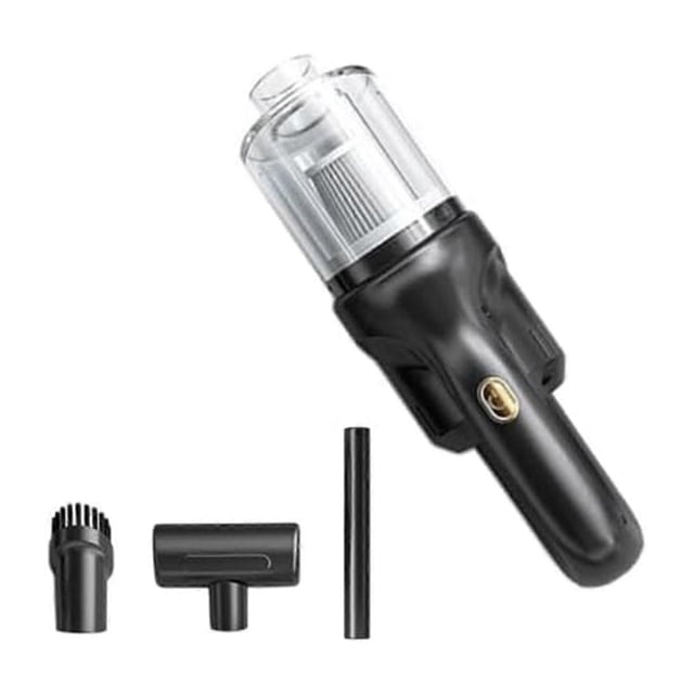 Mini aspiradora portátil de mano para coche, aspiradora inalámbrica recargable que limpia pelo, suciedad y migas.