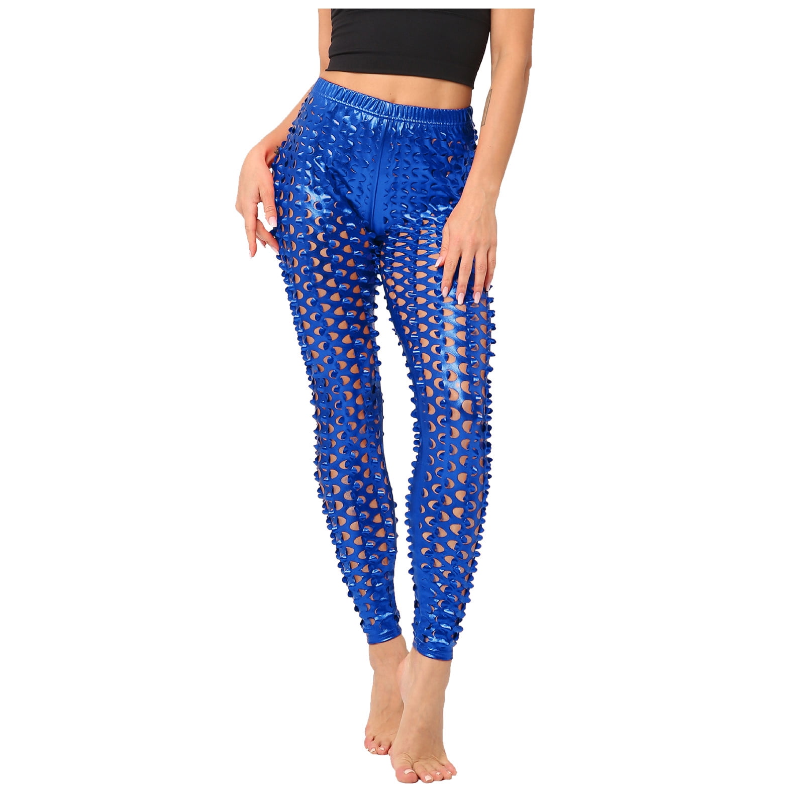Yoga Pants Women's Shiny Sequin 