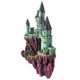thumbnail image 4 of Castillo de resina para acuario, decoración, cueva de piedra, Accesorios para tanque de peces para Betta Rojo Verde, 4 of 4
