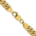 thumbnail image 3 of Auriga Fine Jewelry 10K Yellow Gold 6.75mm Semi-Solid Miami Cuban Chain for Men, 3 of 5