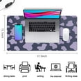thumbnail image 5 of Purple Block Camouflage&nbsp;desk Mouse Padwaterproof,rubber+multispandexno Slip the Camouflage SeriesmousepadsDesk Pad for Office Home Game 31.5x15.7inches, 5 of 7