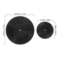 thumbnail image 2 of LOLIPPYY 6Pcs Decorative Vinyl Records for Non Playable Record Wall Decor Black Plastic for Music Enthusiasts, 2 of 8