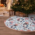 thumbnail image 5 of Haiem I Love USA Pattern Christmas Tree Skirt Merry Christmas Party Christmas Tree Decoration,New Year Decorations-36", 5 of 6