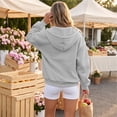 thumbnail image 6 of 2026 Zip Up Hoodies for Women Fall Winter Casual Sweatshirts Zipper Oversized Lightweight Cute Jackets with Pockets M, 6 of 6