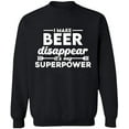 thumbnail image 2 of OXI Crewneck Sweatshirt - Casual Sweatshirts for Men's and Women Fleece Sweatshirt Long Sleeve- Black Small, 2 of 2