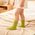 thumbnail image 2 of Chaussettes Tube Enfants Chaussettes pour Enfants Confortables Couleur Unie Chaussettes Tube Style Princesse Chaussettes pour Bébé Chaussettes Tube Filles, 2 of 7