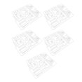 thumbnail image 1 of 5Pack Model  Toy Display Stand Set, Easy to Assemble Long Lasting Use High Stability for SD BB RG HG 1/144 Models Display, 1 of 7
