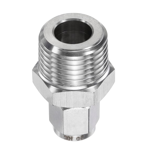 Uxcell Compression Fitting 6mm OD x 1/2" NPT Male Stainless Steel Coupler Adapter