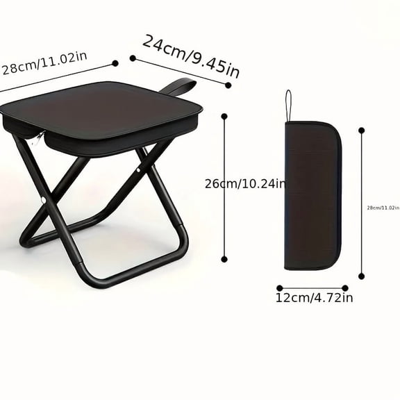 Lightweight Folding Stool for Outdoor Camping Picnic Fishing Durable Portable Compact Design