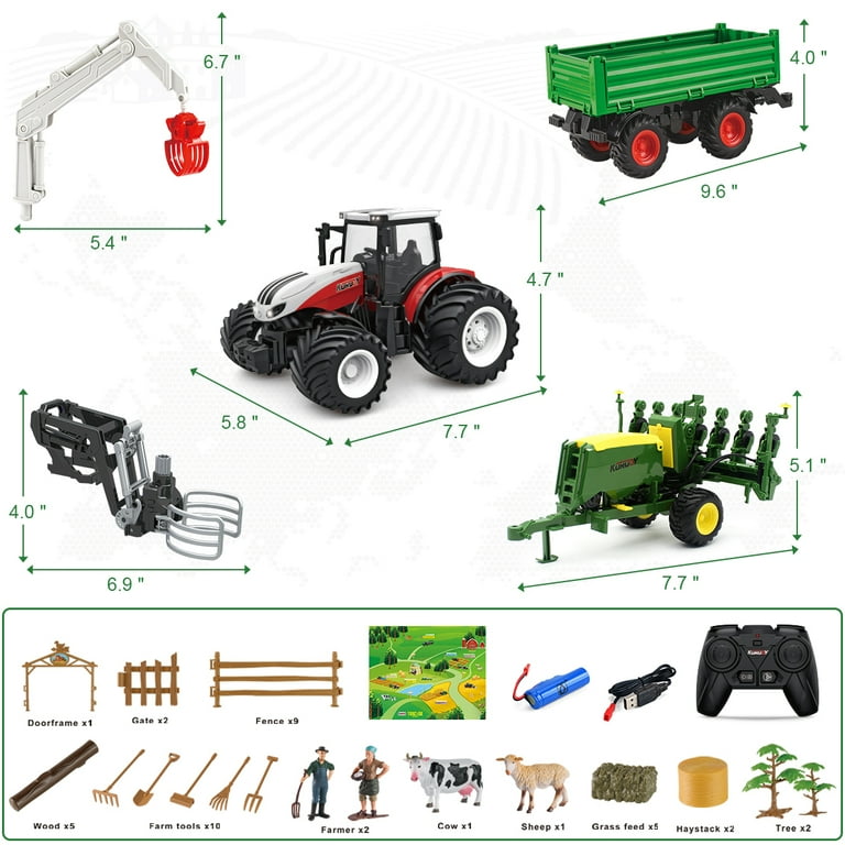 Remote control store farm toys