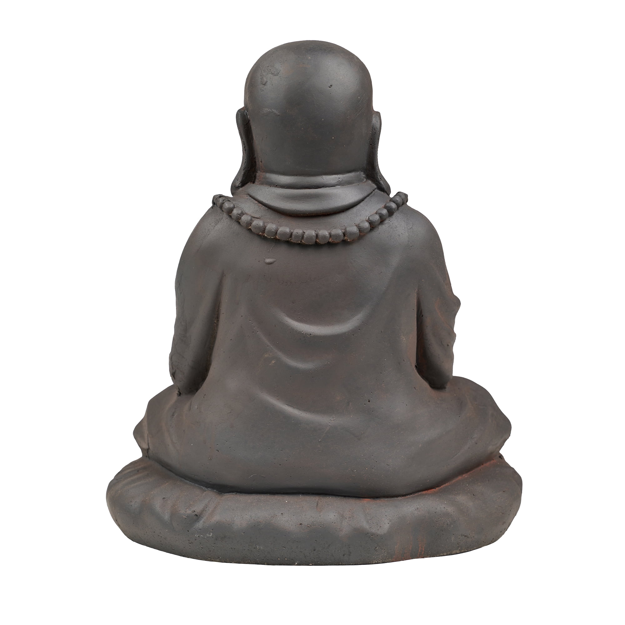 Hi-Line Gift Resin Buddha Sculpture, Black