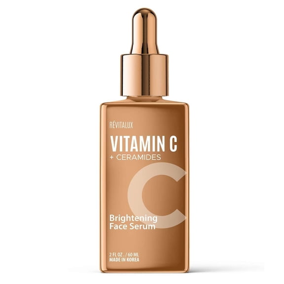 RevitaLux Vitamin C & Ceramides Serum - Anti-Aging, Hydrates & Repairs Skin, Smooths Complexion - Dermatologist Tested, Cruelty-Free Korean Skin Care for All Skin Types - 2 fl. oz