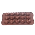thumbnail image 4 of Molde De Silicona De 15 Cavidades, Moldes De Chocolate En Forma De Corazón De 2 Piezas, Herramientas Para Hornear Para Diy, Gelatina De Chocolate, Pastel De Caramelo Eigraketly HA036689-00, 4 of 6