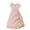 Pink, variant on Hiijoy Big Girls Ruffle Summer Dress Irregular Sleeveless Strap Dress, Sizes 7-12