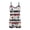 American Star Stripe, variant on ZAITUBLES Womens Rompers Summer Casual Loose Sleeveless Outfit Adjustable Spaghetti Strap Shorts Jumpsuit, Lightweight with Front Pockets, Rainbow Leopard Print, Size M