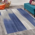thumbnail image 2 of Earth Tones Decorative Rug, Abstract Modern Design Ombre Inspired Smooth Color Transitions, Quality Carpet for Bedroom Dorm and Living Room, 6 Sizes, Persian Blue, by Ambesonne, 2 of 4